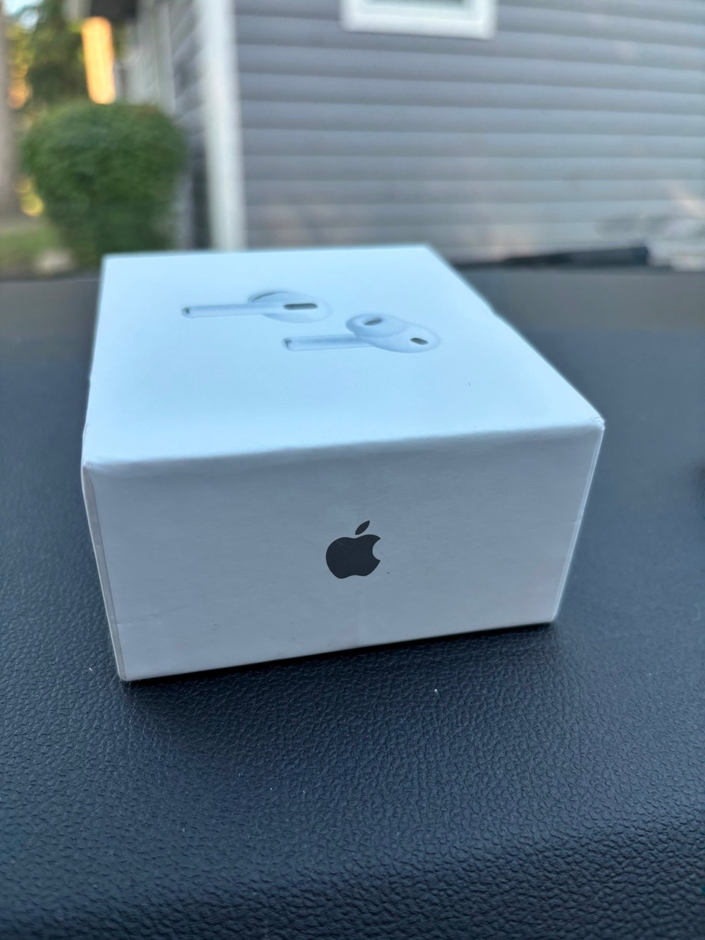 Apple White Earbuds Packaging Box with Apple Logo